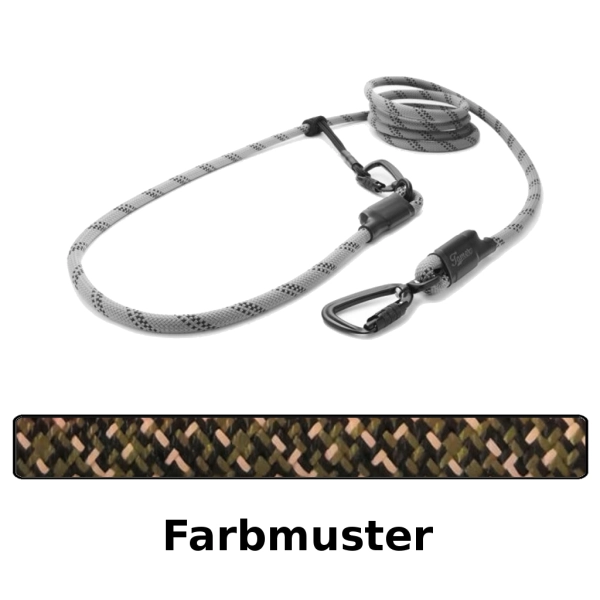 EASYLONG Hundeleine TWIST - L - 4m - military